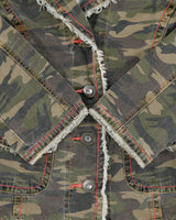 Vintage Y2K 00s OK! Jeans Women's Woodland Camo Contrast Stitch Blazer Jacket - S
