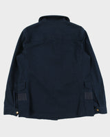 Vintage Y2K 00s Lauren Ralph Lauren LRL Women's Navy Canvas Toggle Chore Jacket - M