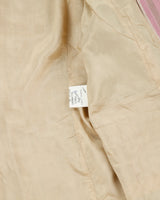 Vintage Y2K 00s Jean Coste Paris Women's Striped Linen 'Alexandra' Blazer Jacket - S