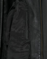 Vintage Y2K 00s Danier Women's Calfskin Leather Moto Jacket - M