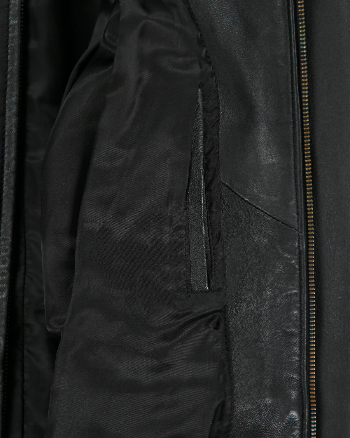 Vintage Y2K 00s Danier Women's Calfskin Leather Moto Jacket - M