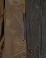 Vintage Y2K 00s Danier Women's Brown Distressed Calfskin Leather Moto Jacket - L