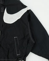 Nike Unisex Big Swoosh Woven Contrast Stitch Boxy Shell Windbreaker Jacket - L