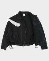 Nike Unisex Big Swoosh Woven Contrast Stitch Boxy Shell Windbreaker Jacket - L
