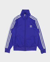 Vintage Adidas Originals Women's Grape Funnel Neck Firebird Track Jacket - M