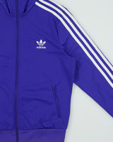 Vintage Adidas Originals Women's Grape Funnel Neck Firebird Track Jacket - M