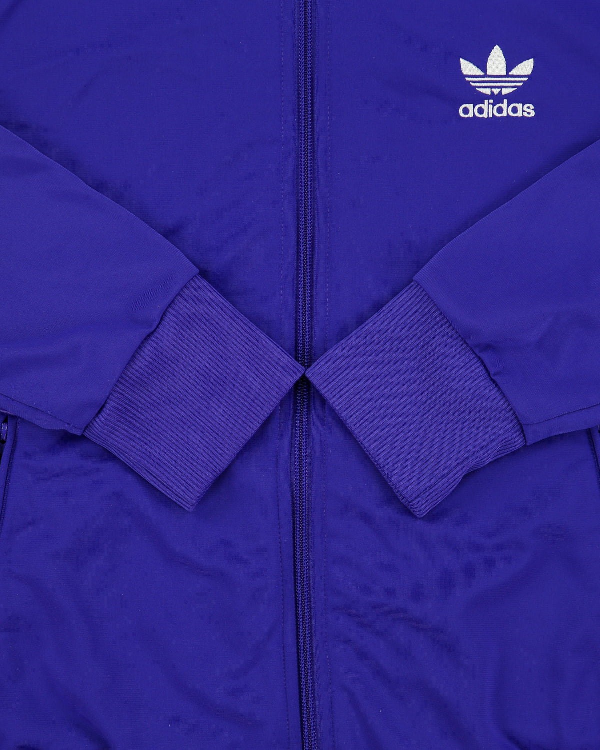 Vintage Adidas Originals Women's Grape Funnel Neck Firebird Track Jacket - M