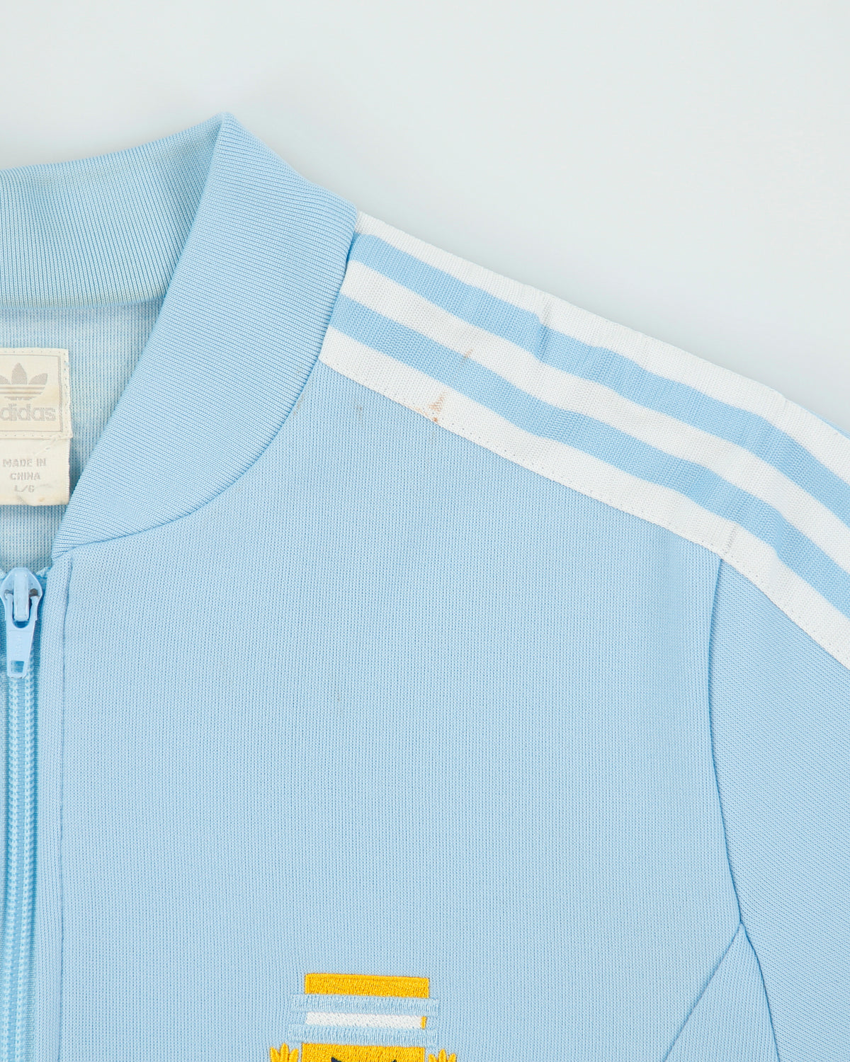 Vintage Y2K Adidas Originals Argentina Retro '78 FIFA 2006 World Cup Women's Football Track Bomber Jacket - L