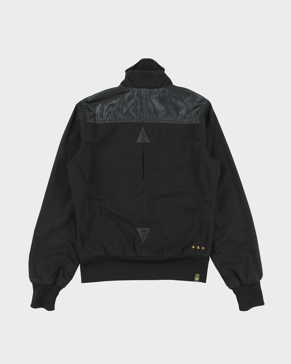 Vintage Y2K 00s Adidas Originals 'Respect Me' Missy Elliot Women's Soft Shell Canvas Funnel Neck Utility Track Jacket - S