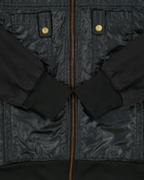 Vintage Y2K 00s Adidas Originals 'Respect Me' Missy Elliot Women's Soft Shell Canvas Funnel Neck Utility Track Jacket - S