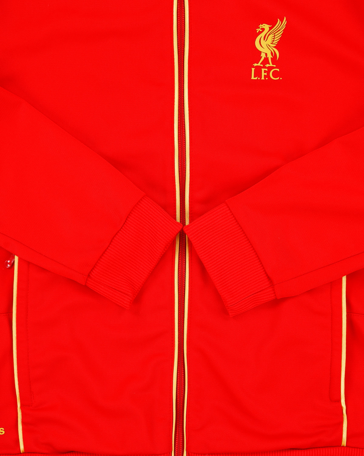 Vintage 2009-10 Adidas Liverpool FC Women's Japan Exclusive Funnel Neck Football Track Jacket - XL