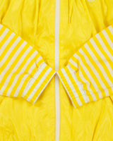 Vintage Y2K 00s Adidas Originals Women's Striped Shell Trefoil Split Hood Windbreaker Jacket - S