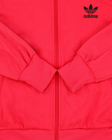 Vintage Adidas Originals Women's Hot Pink Faded Trefoil Firebird Track Jacket - M