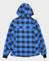 Vintage Adidas Originals Women's Buffalo Plaid Padded Soft Shell Ski Jacket - S