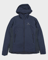 Arc'teryx Atom SL Hoody Women's Navy Coreloft Lightweight Insulated Soft Shell Jacket - L