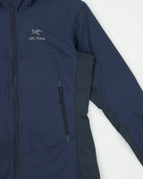 Arc'teryx Atom SL Hoody Women's Navy Coreloft Lightweight Insulated Soft Shell Jacket - L