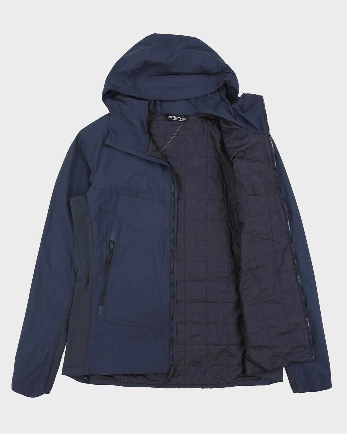 Arc'teryx Atom SL Hoody Women's Navy Coreloft Lightweight Insulated Soft Shell Jacket - L