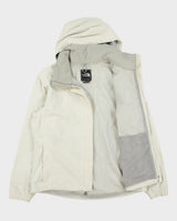 Vintage Y2K 00s The North Face Women's Cream HyVent Jacket - M