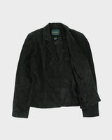 Vintage 1990s Danier Suede Collard Blazer Jacket - S