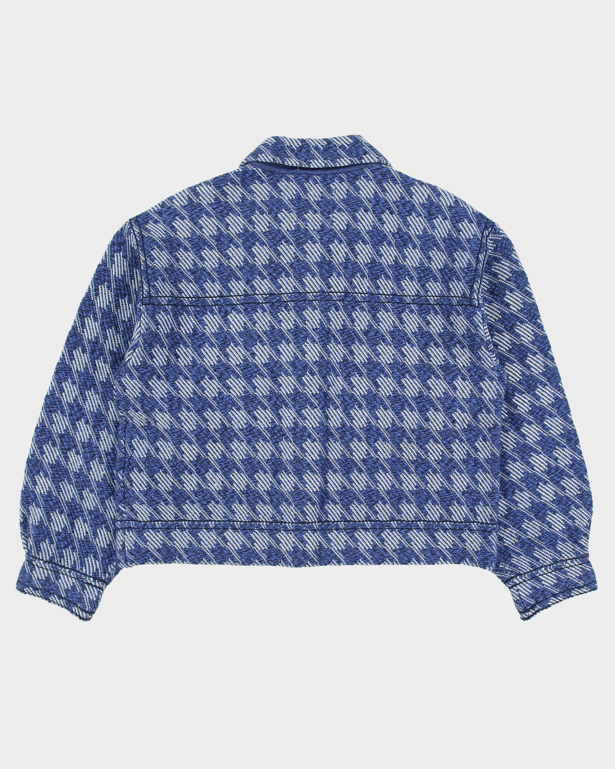 S/S 2022 Sandro Women's Balthazar Houndstooth Tweed Jacket - L