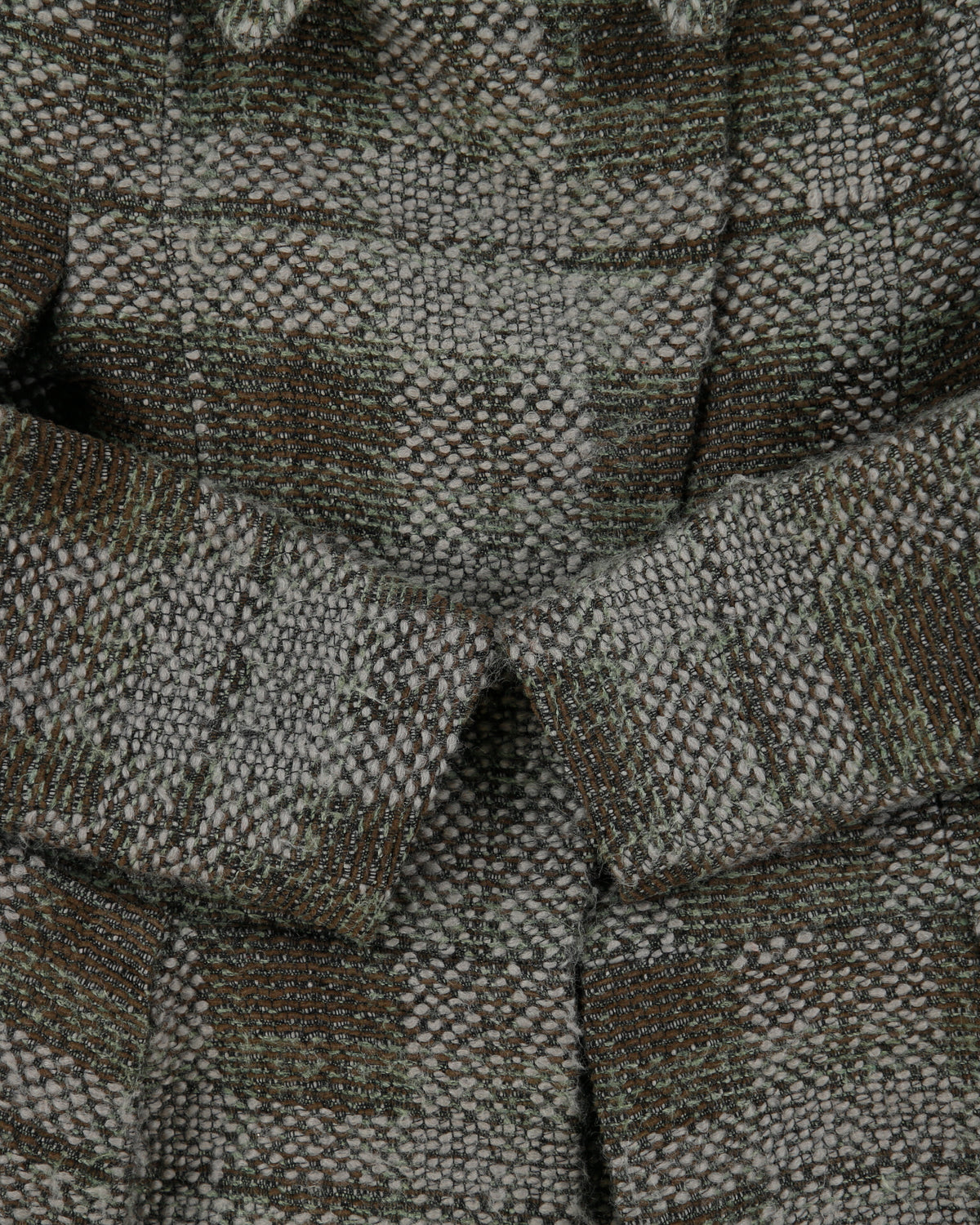 Vintage Y2K 00s Marni Women's Wool Blend Tweed Cropped Double Breasted Jacket - S