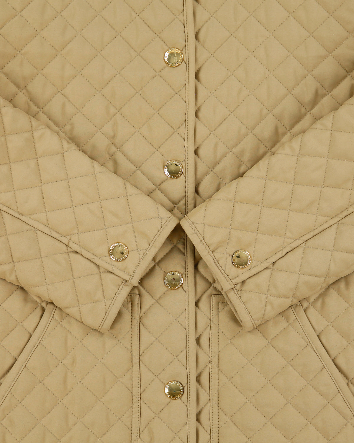 Vintage Y2K 00s Lauren Ralph Lauren LRL Women's Soft Shell Short Diamond Quilted Jacket - M