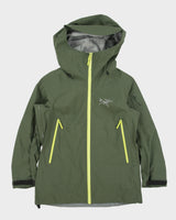 Arc'teryx Olive Khaki Sentinel Women's Recco ePE Gore-Tex Shell Mountain Ski Jacket - S