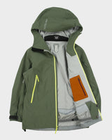 Arc'teryx Olive Khaki Sentinel Women's Recco ePE Gore-Tex Shell Mountain Ski Jacket - S