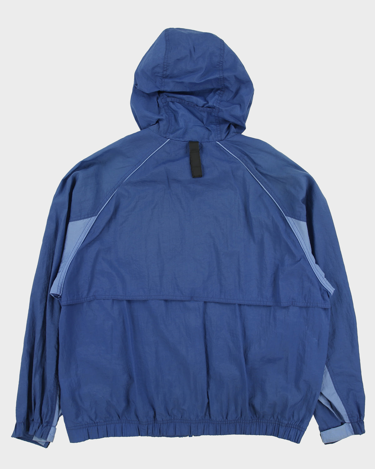 Vintage 1997 Nike Women's Two-Tone Shell Hooded Windbreaker Bomber Jacket - M