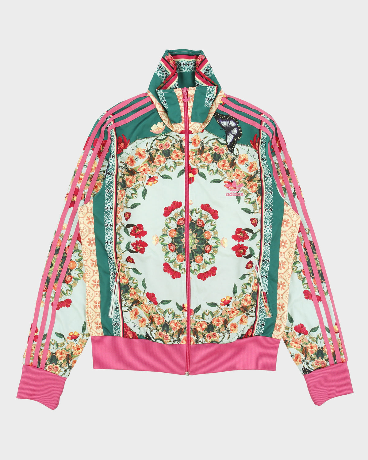 S/S 2014 Adidas Originals x Farm Rio Women's Borboflor Firebird Track Jacket - XL