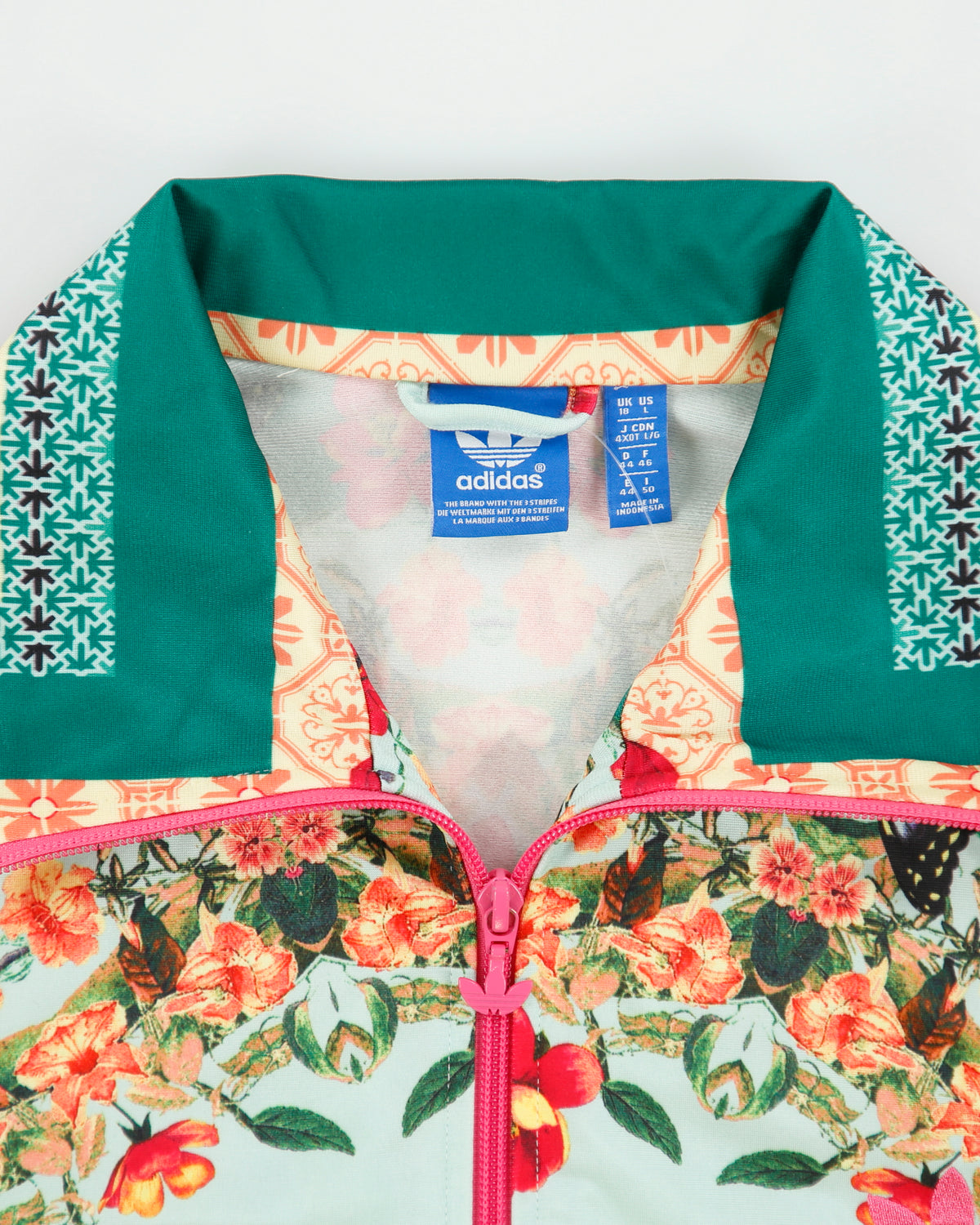 S/S 2014 Adidas Originals x Farm Rio Women's Borboflor Firebird Track Jacket - XL