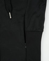 Vintage Y2K 00s Adidas Originals Women's Glitter 3-Stripe Ribbed Split Hood Track Jacket - M