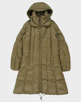 Vintage RLX Ralph Lauren Khaki Women's Goose Down Parka - L