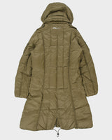 Vintage RLX Ralph Lauren Khaki Women's Goose Down Parka - L