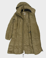 Vintage RLX Ralph Lauren Khaki Women's Goose Down Parka - L