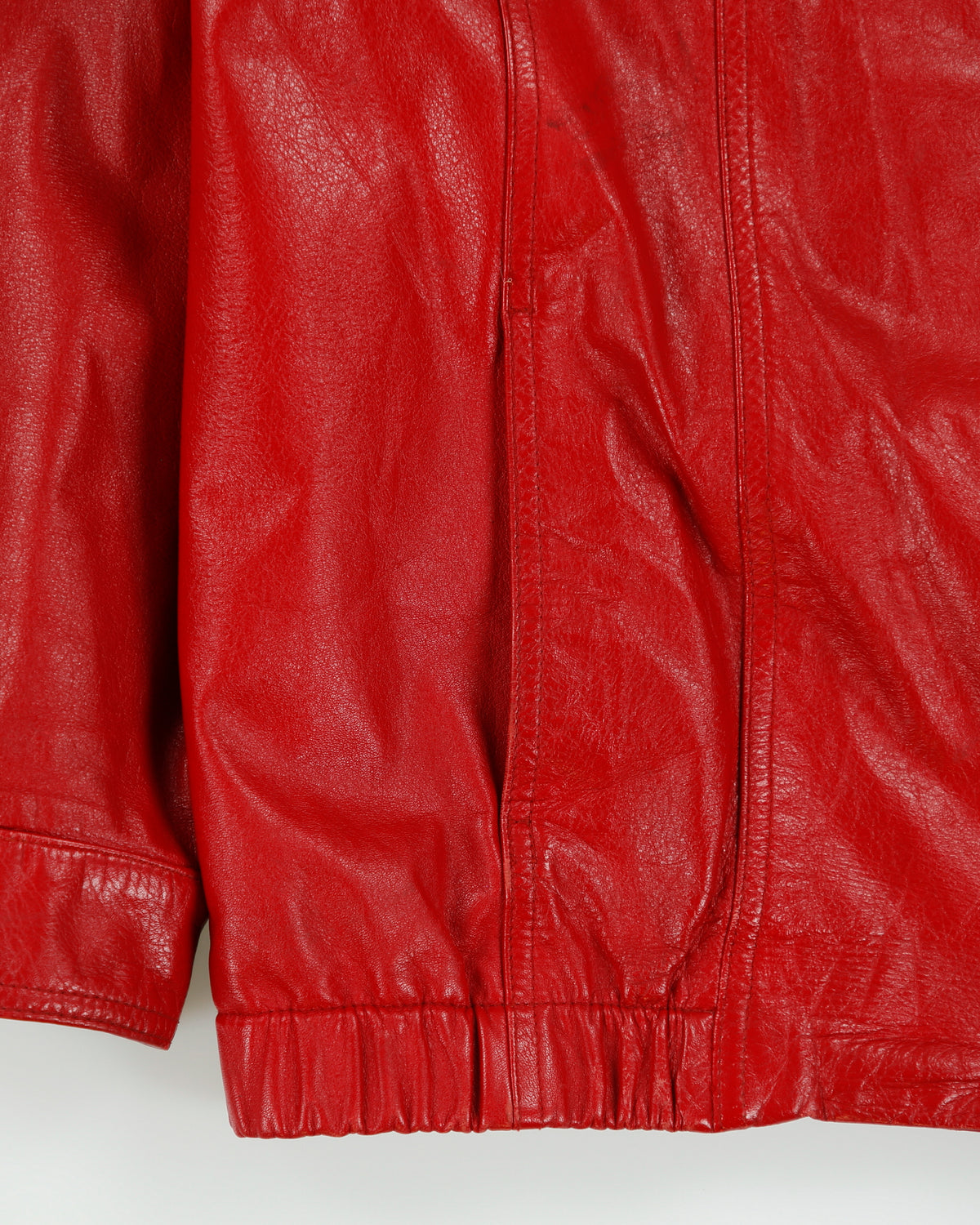 Vintage Y2K 00s Danier Women's Chateau Leather Moto Bomber Jacket - L