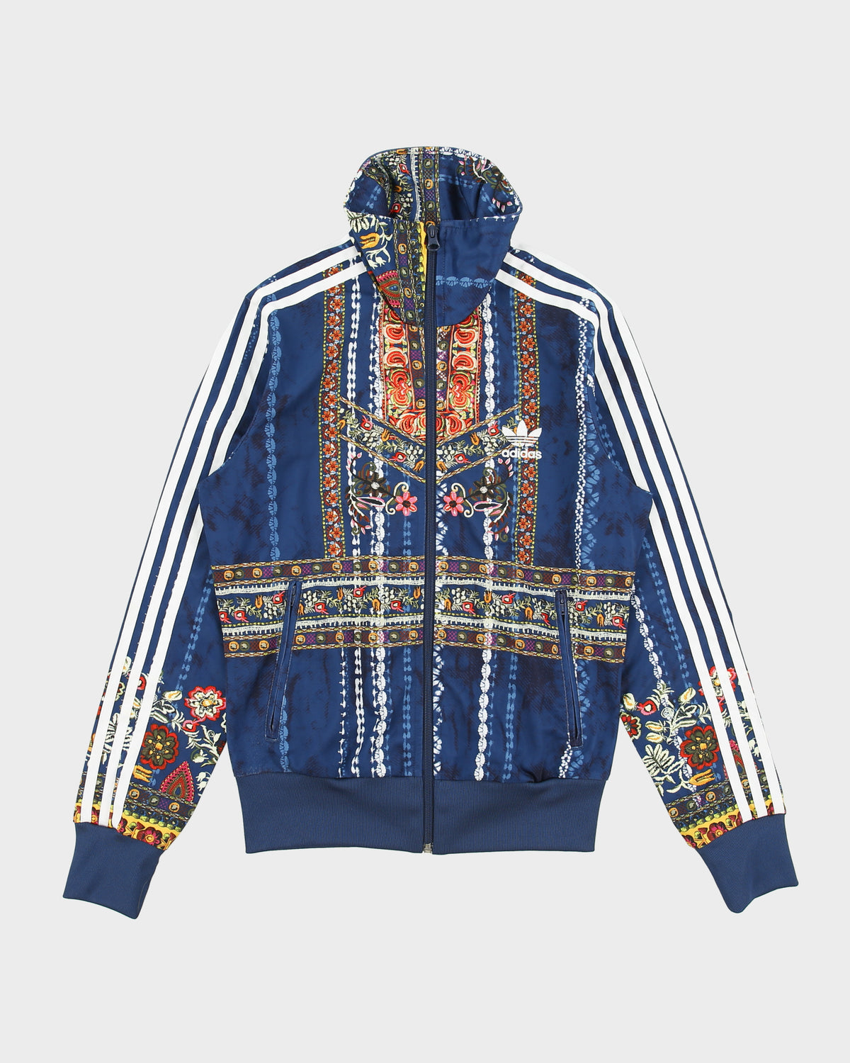 Vintage Adidas Originals x Farm Rio Women's Cirandeira Firebird Track Jacket - S