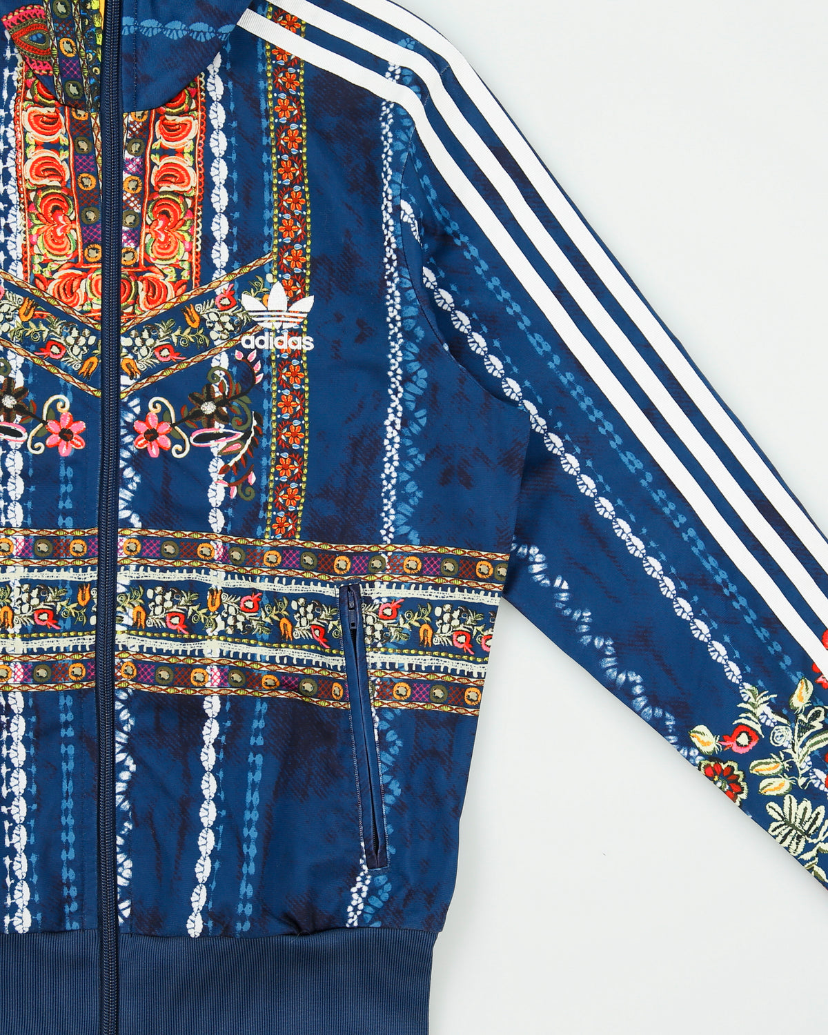Vintage Adidas Originals x Farm Rio Women's Cirandeira Firebird Track Jacket - S