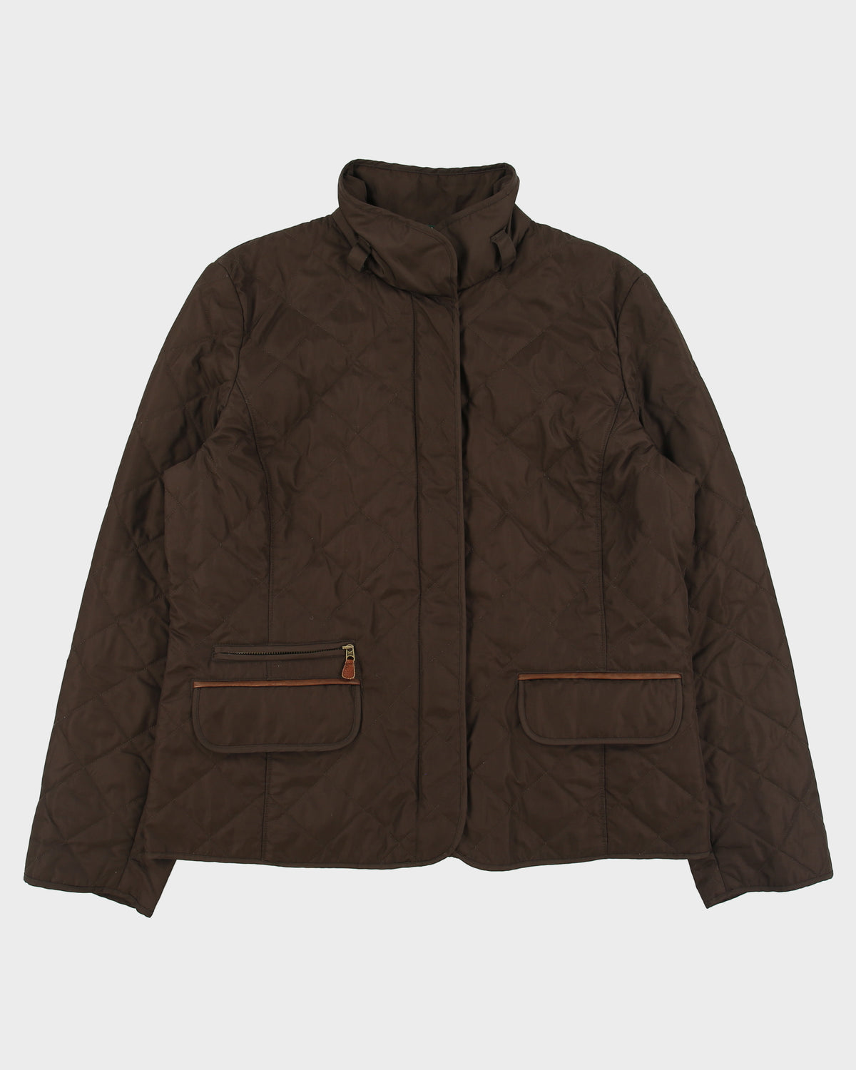 Vintage Y2K 00s Lauren Ralph Lauren LRL Women's Equestrian Lined Soft Shell Quilted Jacket - L