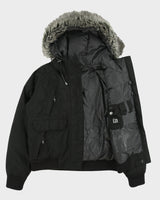 Vintage Y2K 00s The North Face Women's Hyvent Goose Down Faux Fur HyVent Bomber Jacket - S