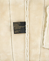 Vintage Y2K 00s Novelti Olive Green Women's Hooded Faux Sheepskin Shearling Jacket - M