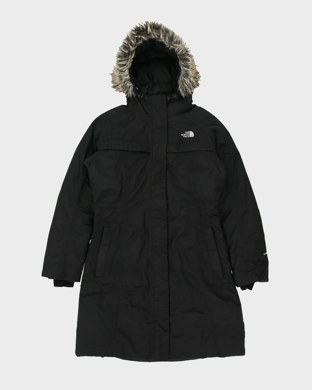 Vintage The North Face Women's 600-Fill Goose Down Faux Fur HyVent Arctic Parka - M