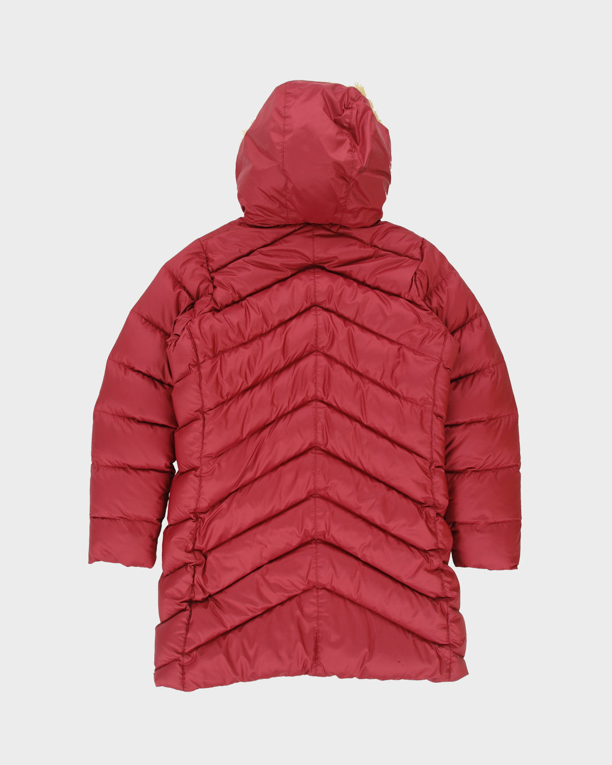 Vintage Marmot Women's Crimson 700 Fill Goose Down Faux Fur Parka - XL