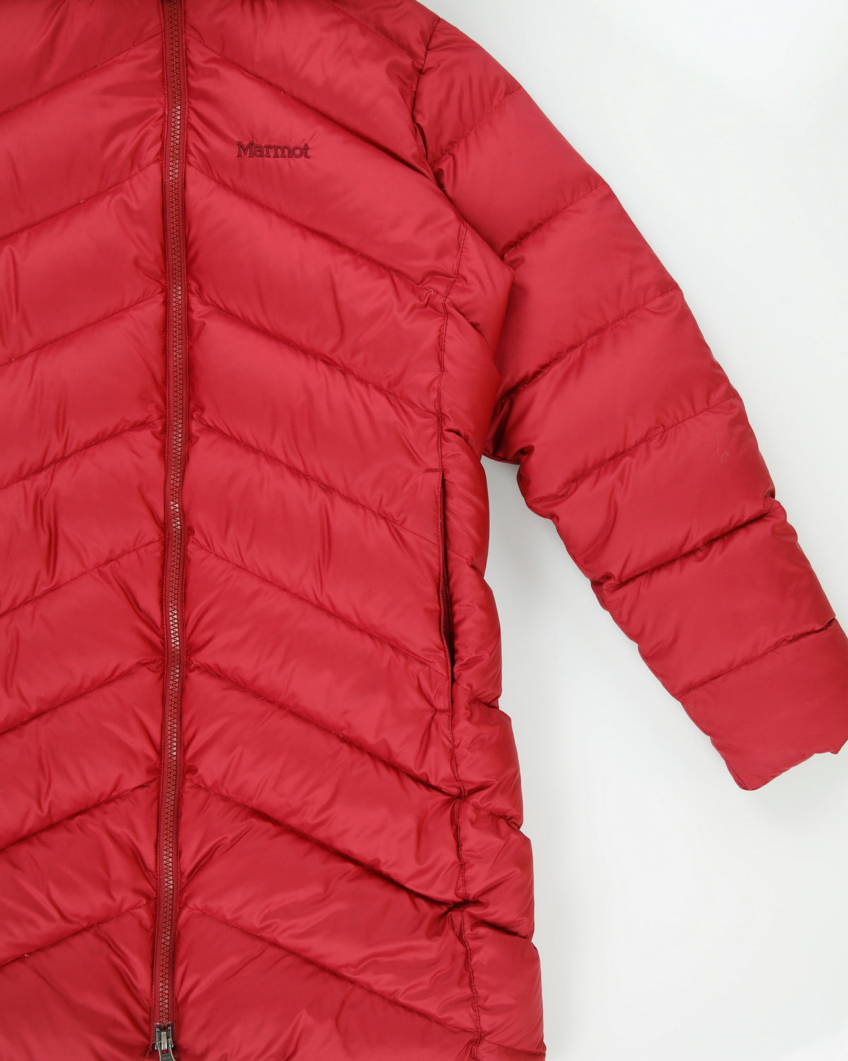Vintage Marmot Women's Crimson 700 Fill Goose Down Faux Fur Parka - XL