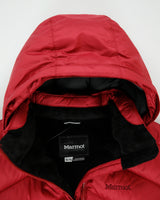 Vintage Marmot Women's Crimson 700 Fill Goose Down Faux Fur Parka - XL