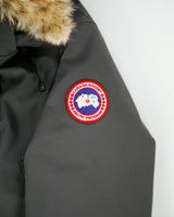 Canada Goose Women's Graphite 6550L Trillium Heritage Made In Canada 625 Fill Duck Down Mid-Length Parka - M
