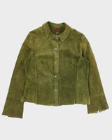 Vintage Danier Button-Up Lightweight Suede Jacket - M