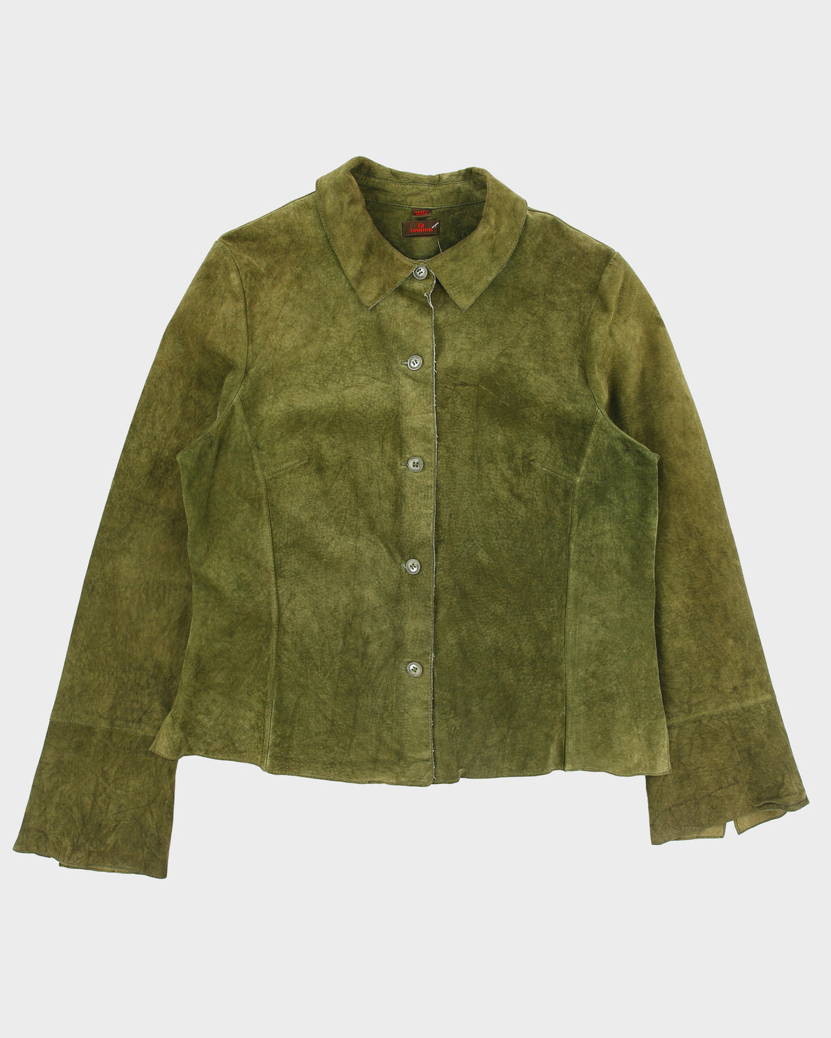 Vintage Danier Button-Up Lightweight Suede Jacket - M