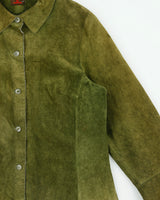Vintage Danier Button-Up Lightweight Suede Jacket - M