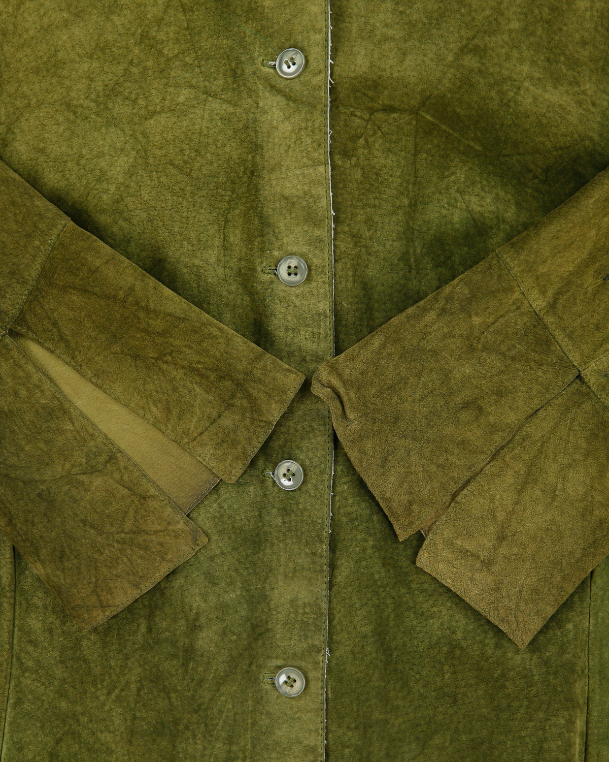 Vintage Danier Button-Up Lightweight Suede Jacket - M